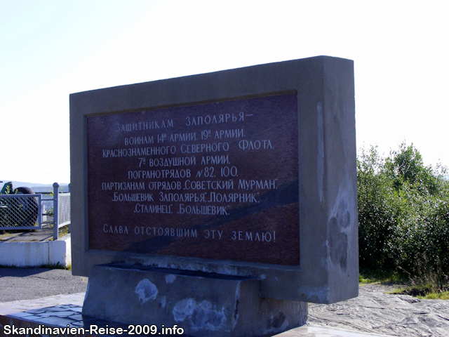 Denkmal in Murmansk