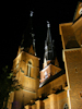 Dom von Uppsala bei Nacht