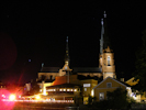 Dom St. Erik von Uppsala bei Nacht