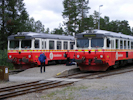 Beide Inlandsbahn-Züge in Sorsele